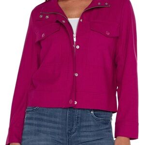 Liverpool Fuchsia Utility Jacket